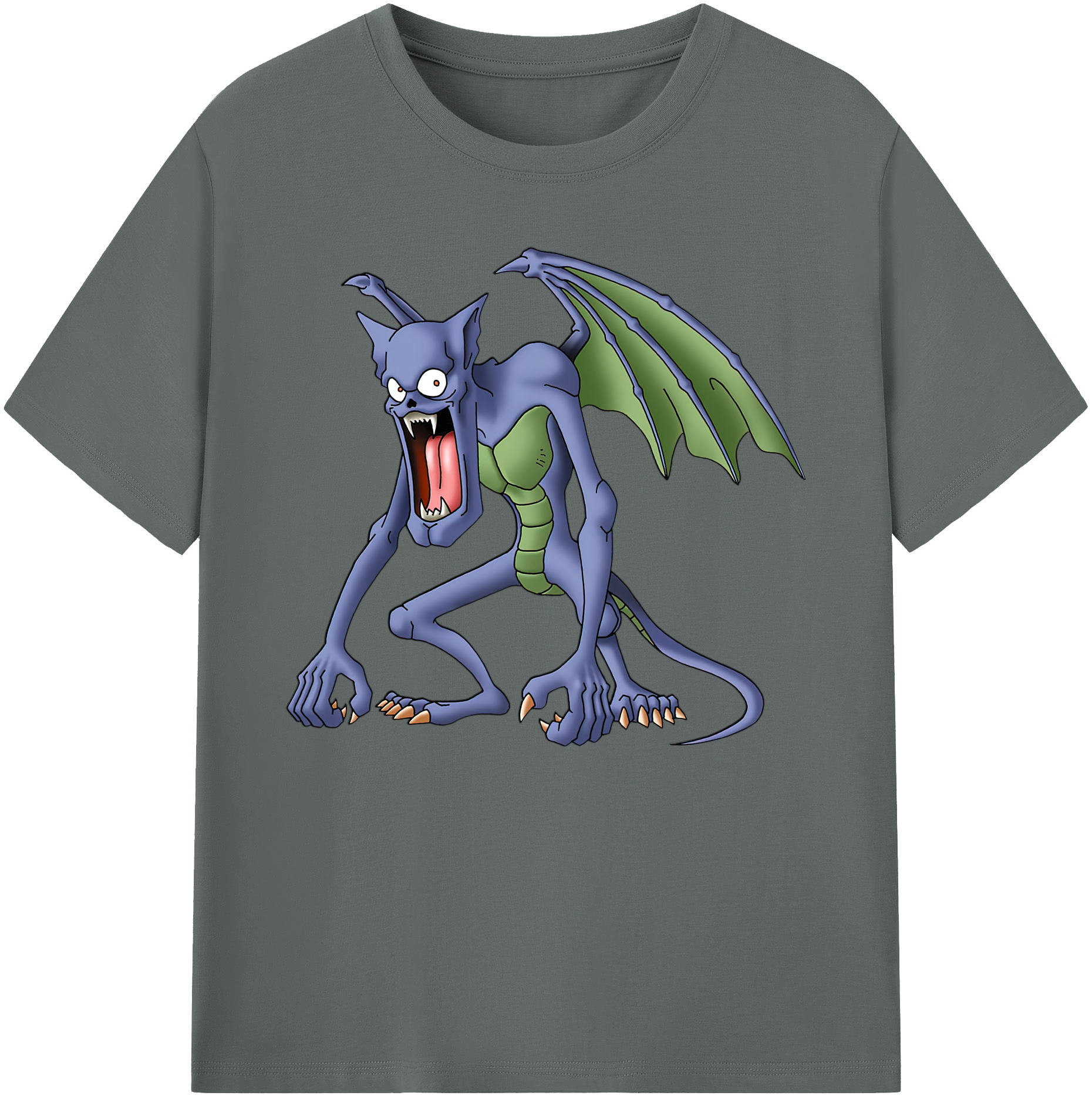 （画像用） ドラゴンクエスト Doragon Kuesuto Dragon Quest 綿100％ メンズ半袖Tシャツ｜肌触りやわらか＆通気性